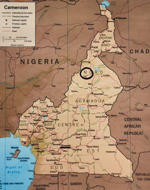 Map of Cameroon