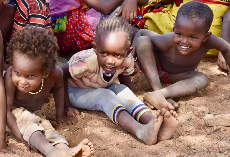  kids are always excited during our visits in Kenya