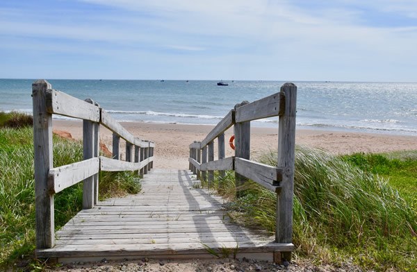 Towards the beach of 'Dune du Sud'