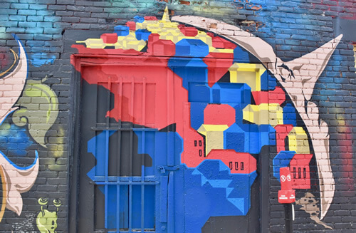 Doors in The Plateau, one of Montreal's most trendy and laid-back neighborhoods.