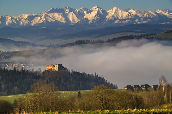 The Tatra mountains in Poland