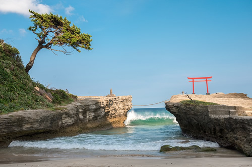 Beach in Japan.