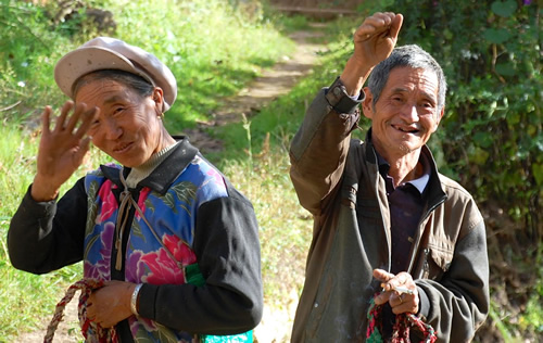 Friendly locals in South China.