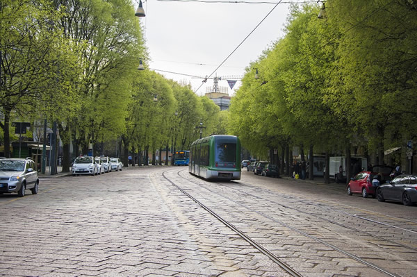 Tram in Milan