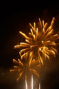 Fireworks in Basel, Switzerland.