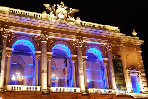 Opera House in Montpellier, France.