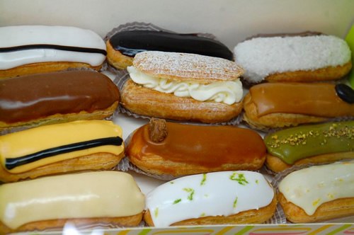 Eclairs in Bucharest