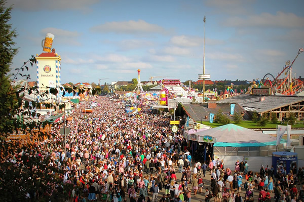 The Oktoberfest in Munich, Germany.