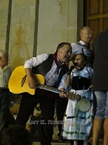 Folk musicians at the festival.