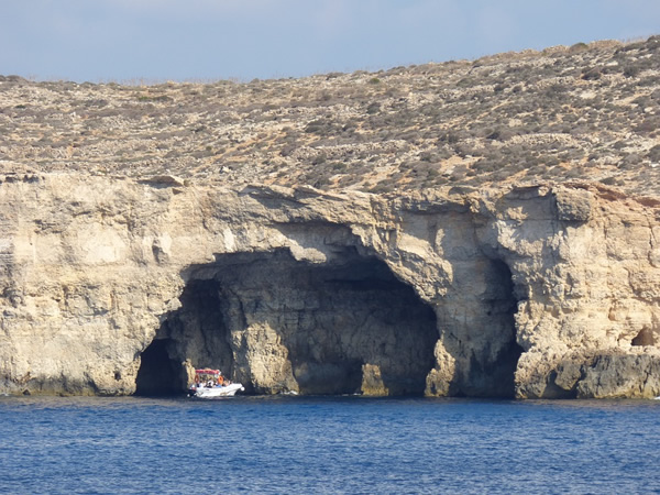 Cave near Comino.