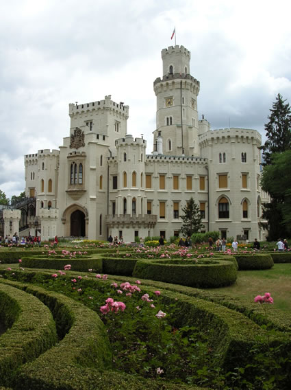 Hluboka, just one of South Bohemia's many castles.