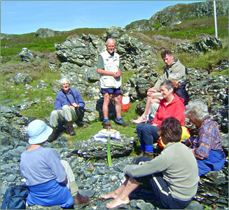 Spiritual Communion on the beach with Pilgrim Adventure Tour.