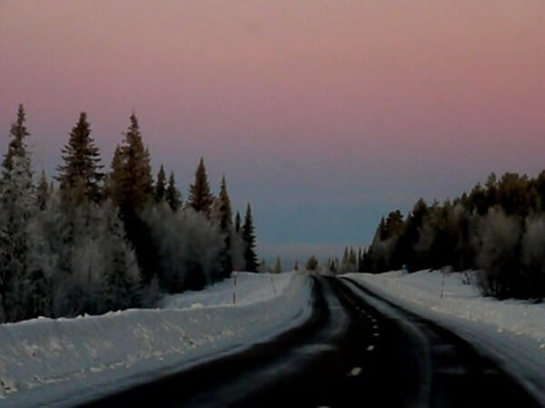 Eerie landscapes in Scandinavia.