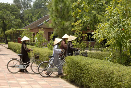 Young Monks in Hue, Vietnam.