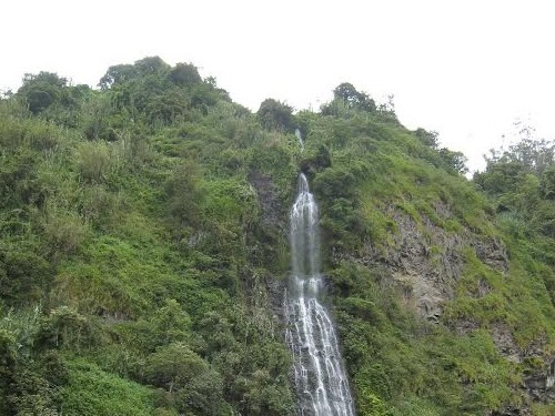 Waterfall in Ecuador.