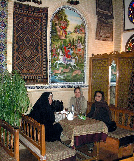 A teahouse in Shiraz.
