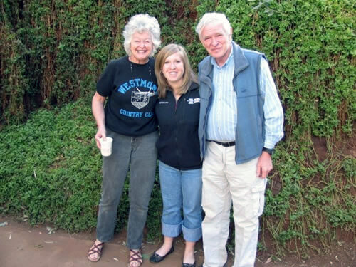 Dick and Millie in Kenya.