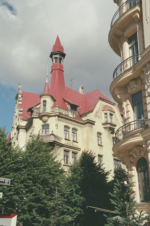 Riga and Latvia architecture.