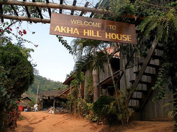 Akha Hill House in Thailand.