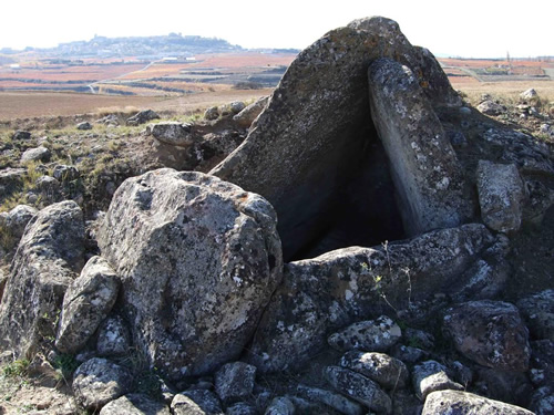 Dolmen in the Laguardia region.