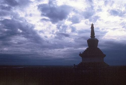 A Tibetan Stupa.