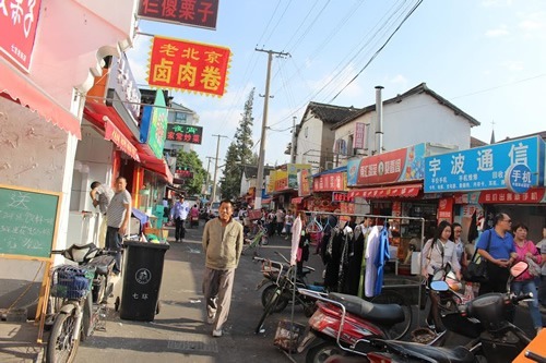 Street life in Shanghai.