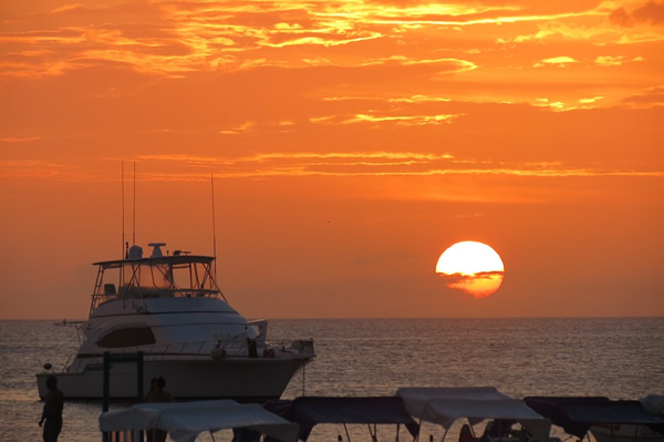 A hard day work on a superyacht