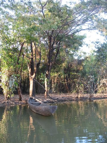 The Rupununi river in Guyana.