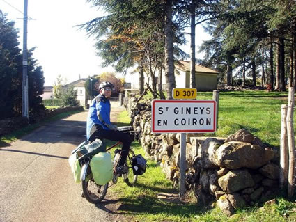 Arrival at a small French village for our first WWOOF experience.