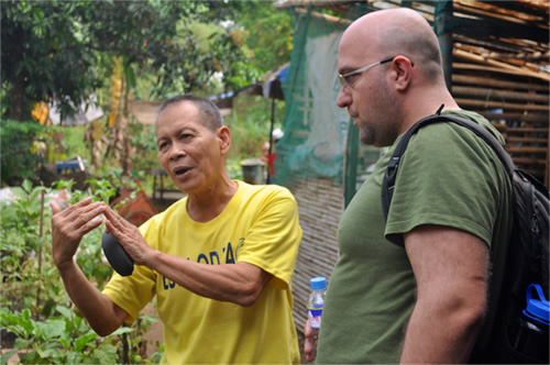 European Disaster Volunteers found with the executive director.