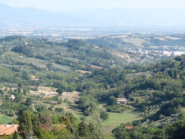 View from Perugia, Italy.