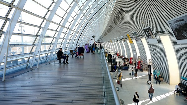 The TGV train station in Avignon, Provence, where you can enjoy high-speed travel.