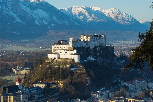 The spectacular old town of Salzburg.