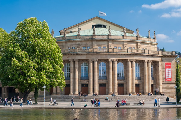 The Staatstheater theater in Stuttgart, Germany