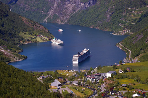 Paid cruise ship work is available worldwide, with ships even traveling to Scandinavia.