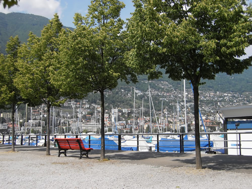 A port in Ticino, Switzerland.