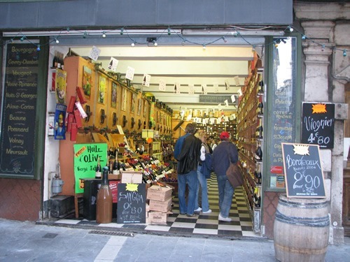 Nice old town wine and local products shop.