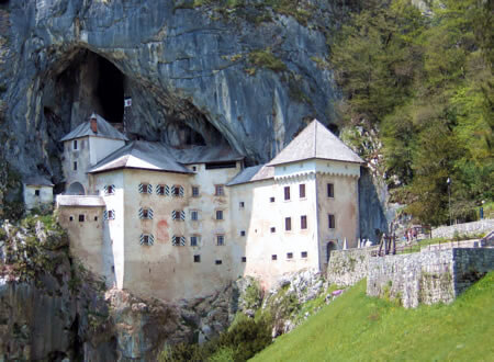 Slovenia's Predjama Castle.