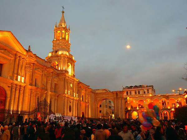 Church in Arequipa, Peru.