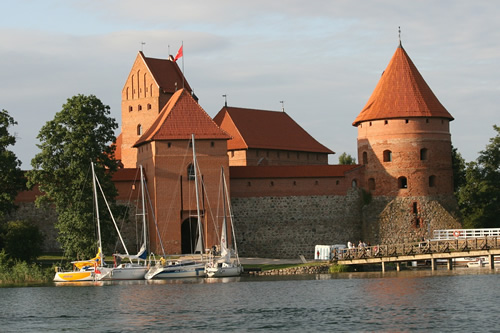 Castle in affordable Lithuania.