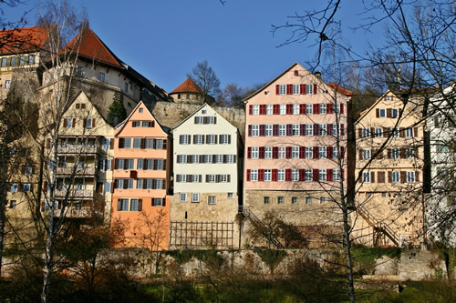 Being a student in Tubingen, Germany.