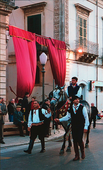 Sicily's annual horse parade.